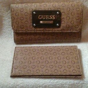 Guess wallet and free purse.